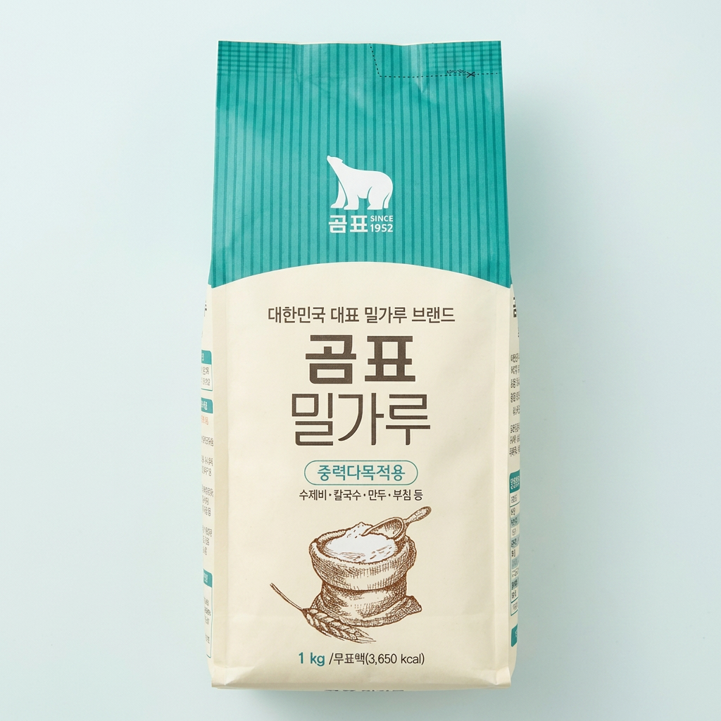 곰표 밀가루 중력다목적용, 1kg, 10개