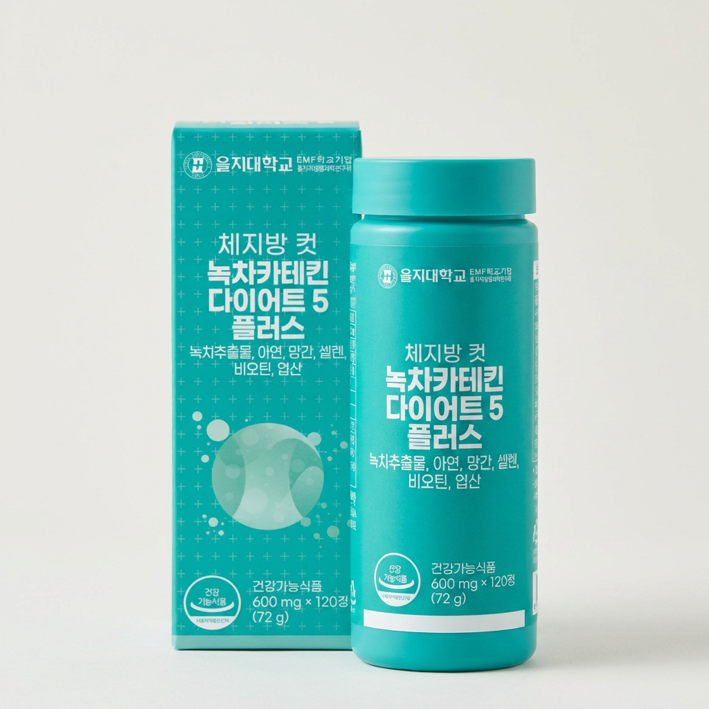 카테킨스 체지방 컷 녹차카테킨 다이어트 5 플러스, 120정, 3개