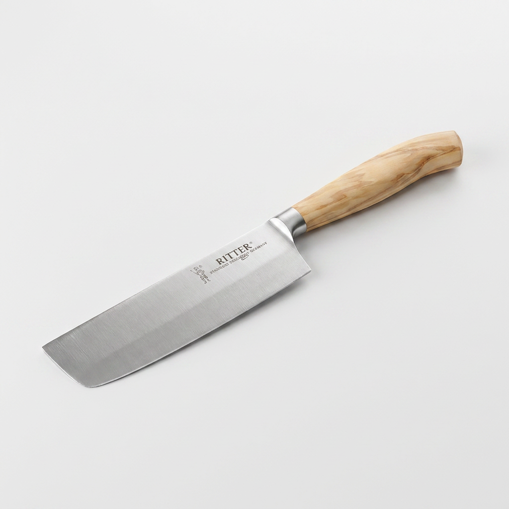 독일 리터 졸링겐 스텐레스 주방용 칼 나키리 메서 16cm, WOOD