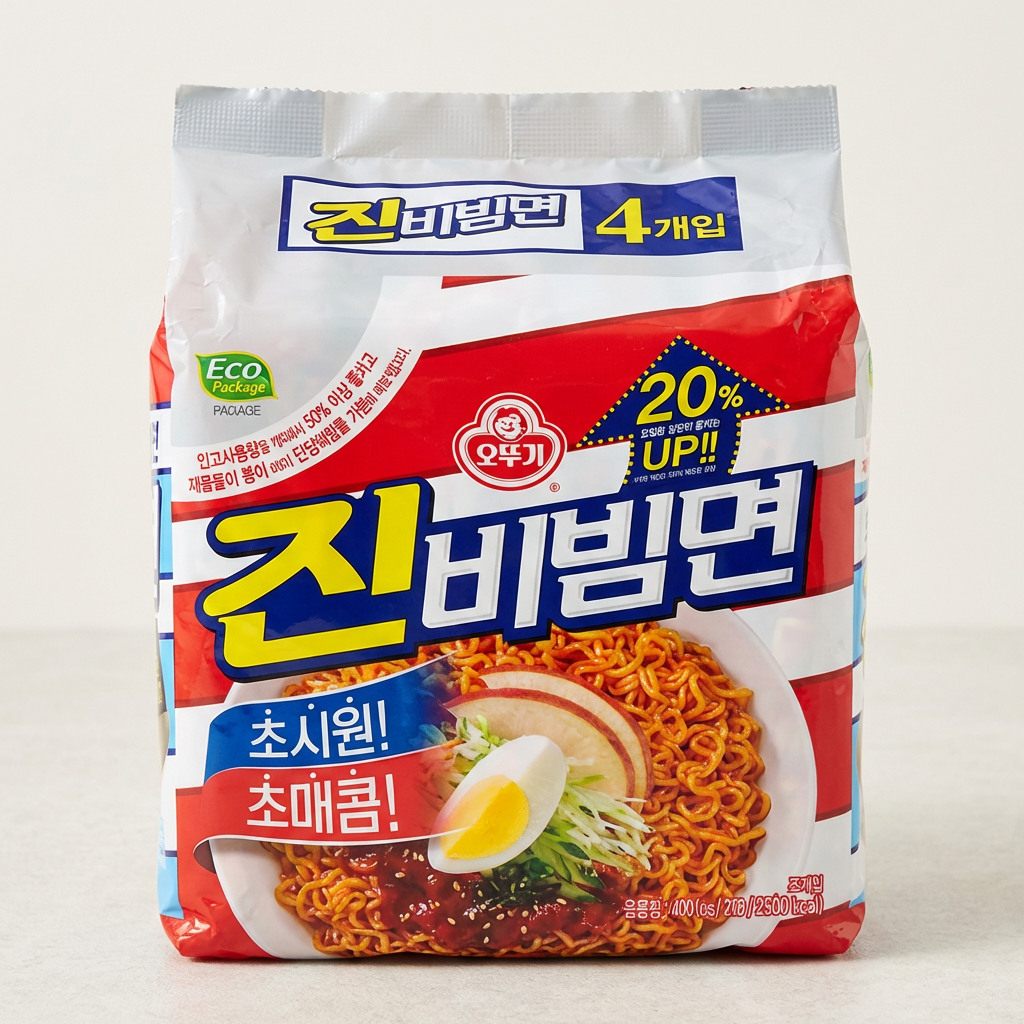 오뚜기 진비빔면 4개 + 진밀면 4개 + 진라면 매운맛 5개 + 열라면 5개, 1세트 가격 추이 오뚜기 진비빔면 4개 + 진밀면 4개 + 진라면 매운맛 5개 + 열라면 5개, 1세트 - 최저가 17,900원