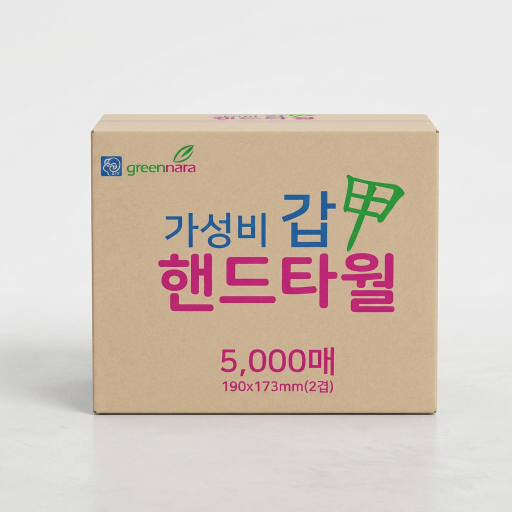 진양제지 핸드타월, 5000매, 125매x40밴드, 1개