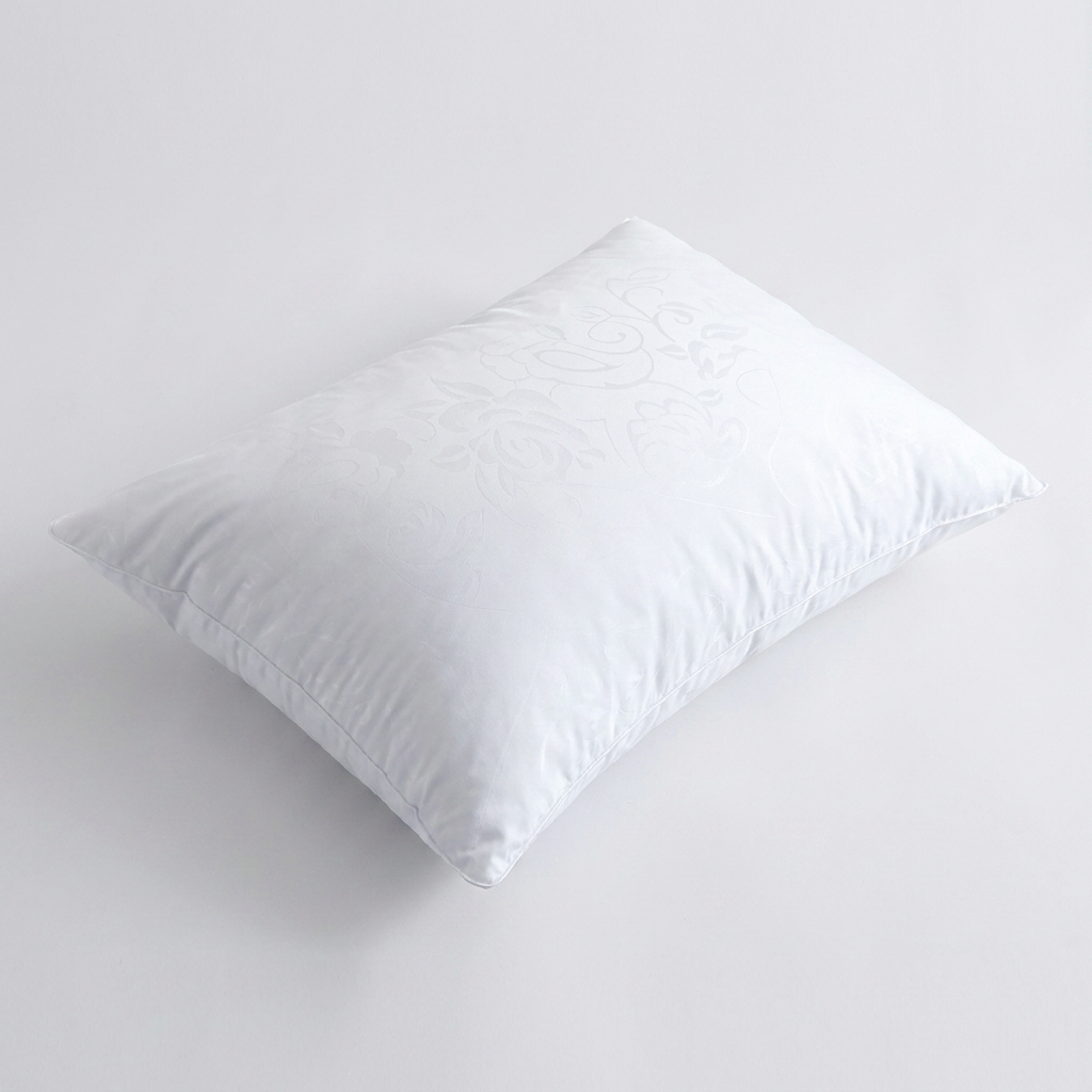네모라인 국내생산 빨아쓰는 엠보극세사 베개솜, 화이트, 50x70cm, 1개