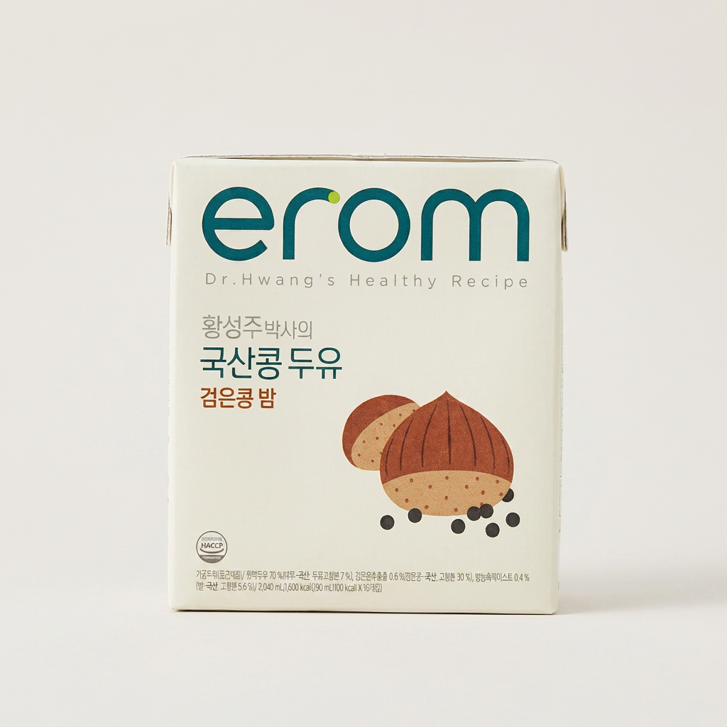 이롬 황성주박사의 국산콩 두유 검은콩 밤, 190ml, 16개 토스쇼핑 특가