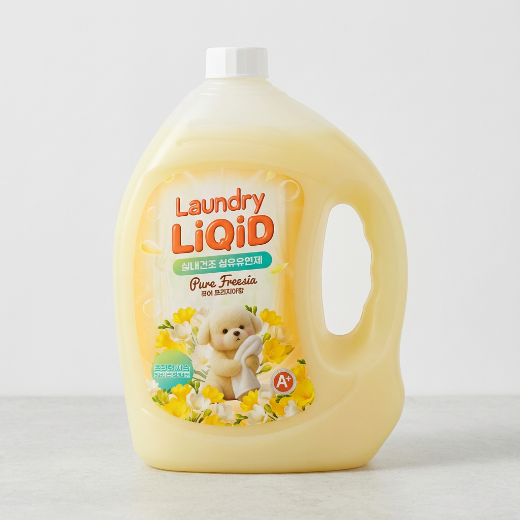리퀴드 프리지아 섬유유연제, 2.5L, 4개