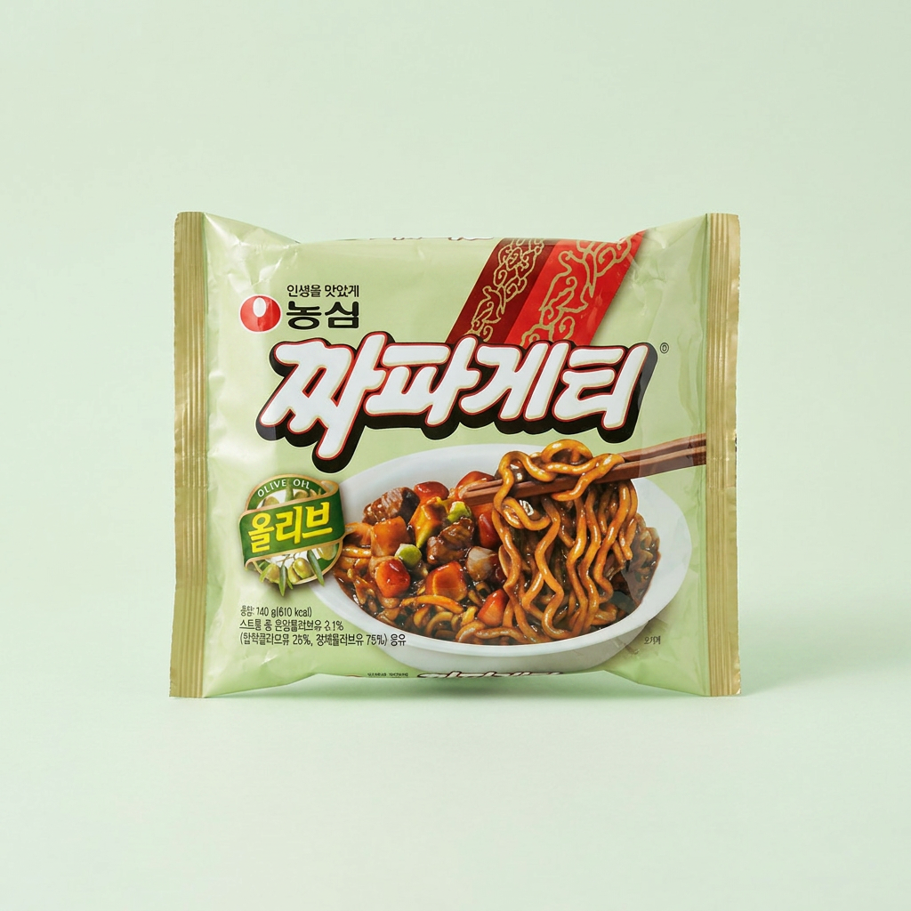 농심 올리브짜파게티, 140g, 15개