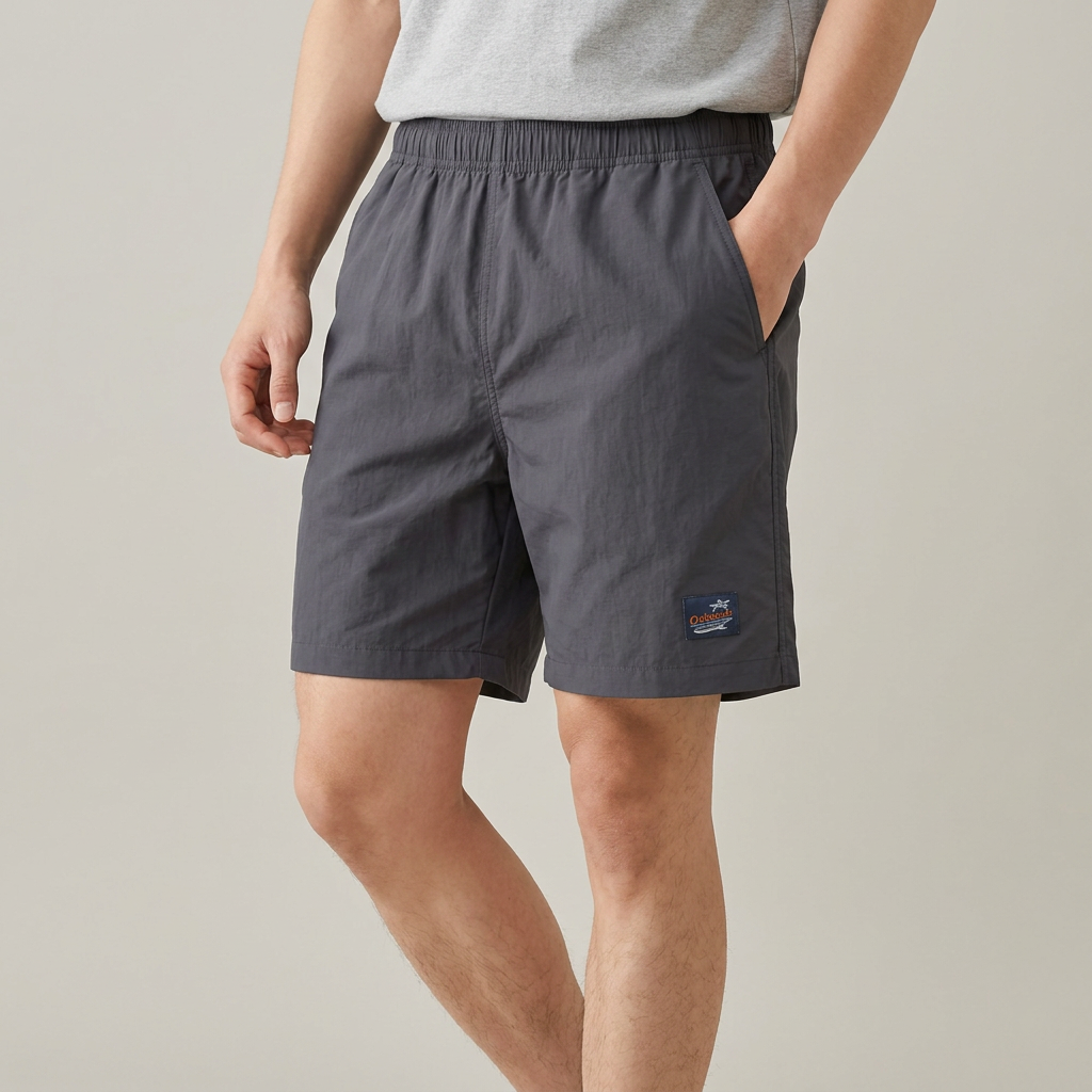 웨이브코드 남녀공용 타슬란 썸머 하프 팬츠, 블랙, 2XL, 1개