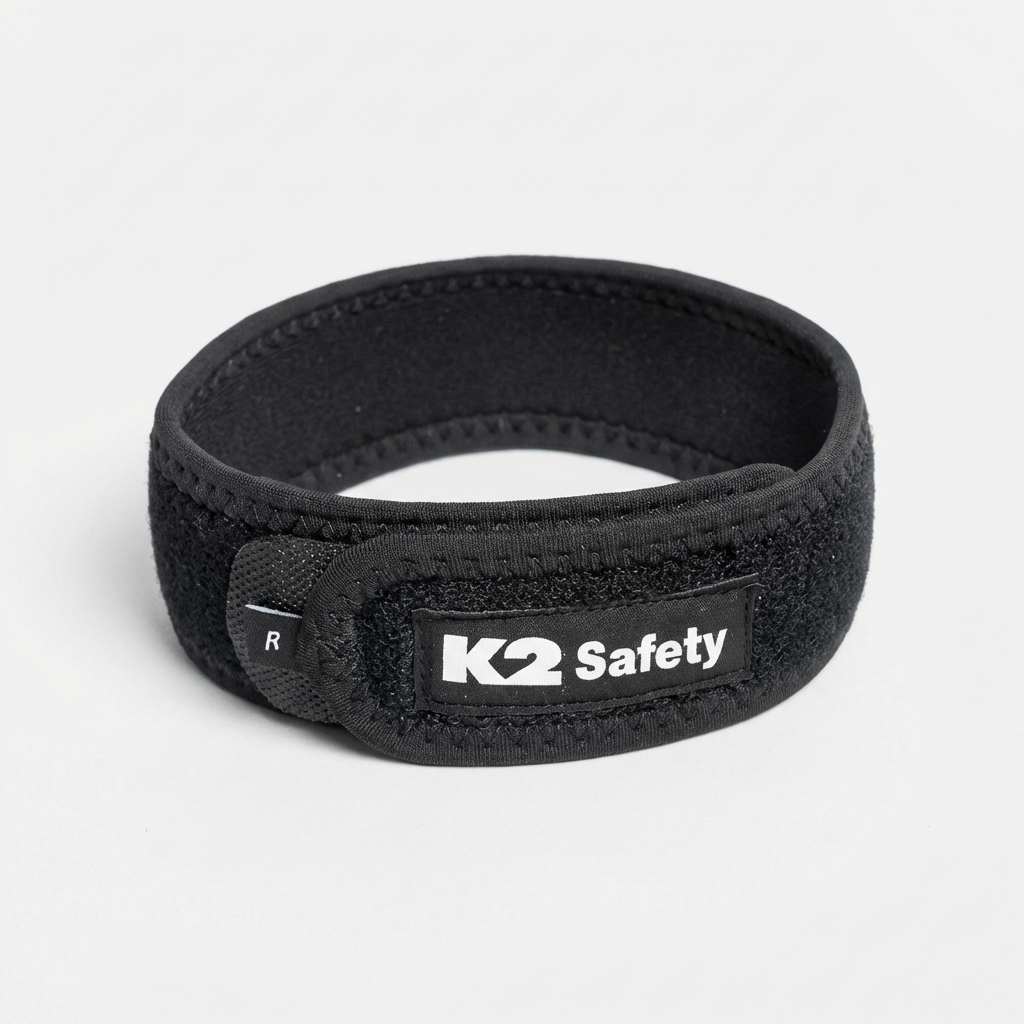 K2세이프티 슬개골 무릎보호대 IUA24904, 블랙, FREE, 1쌍