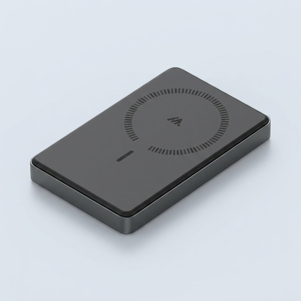 밸류엠 20W 고속 맥세이프 보조배터리, 블랙, 10000mAh, 1개