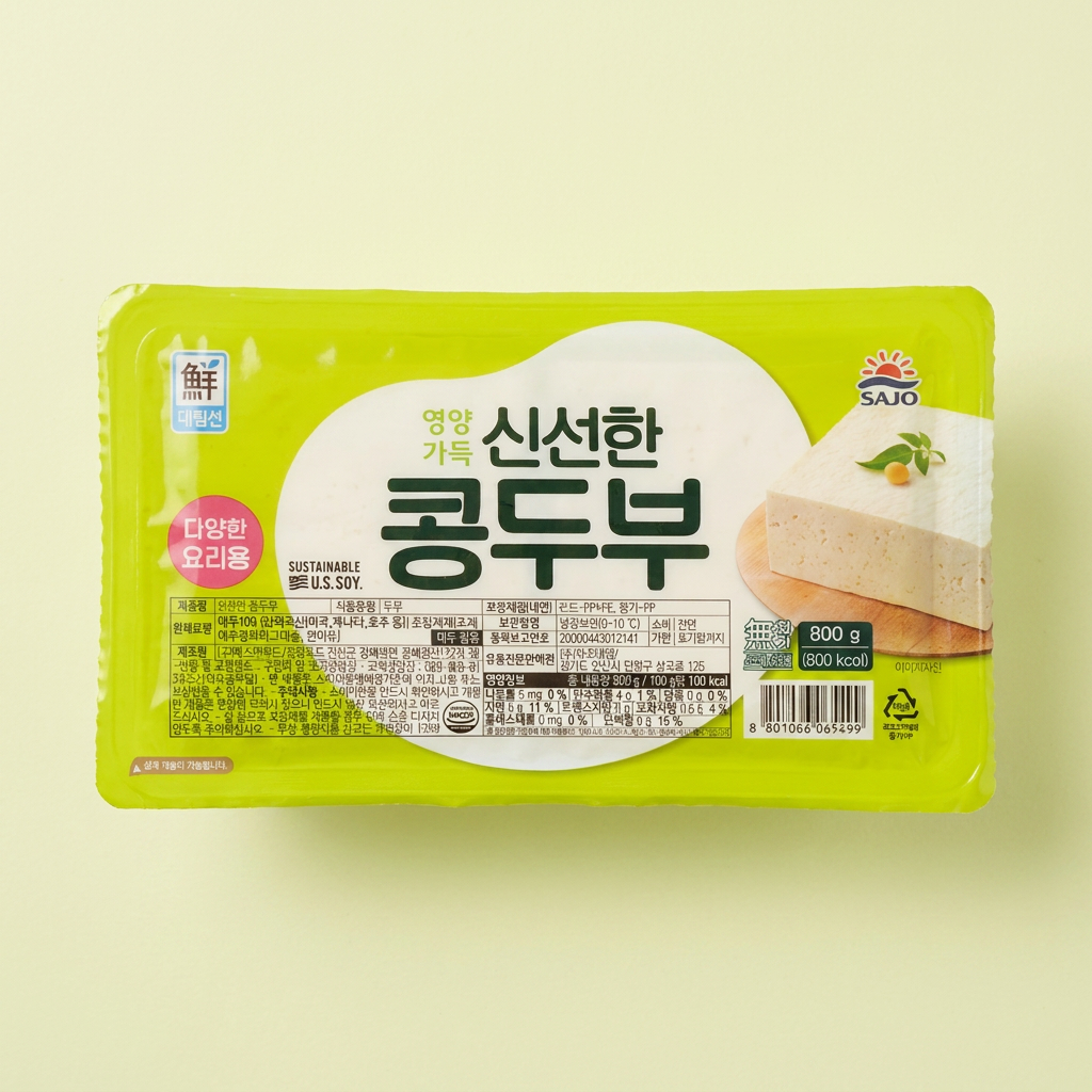 대림 콩두부, 800g, 6개