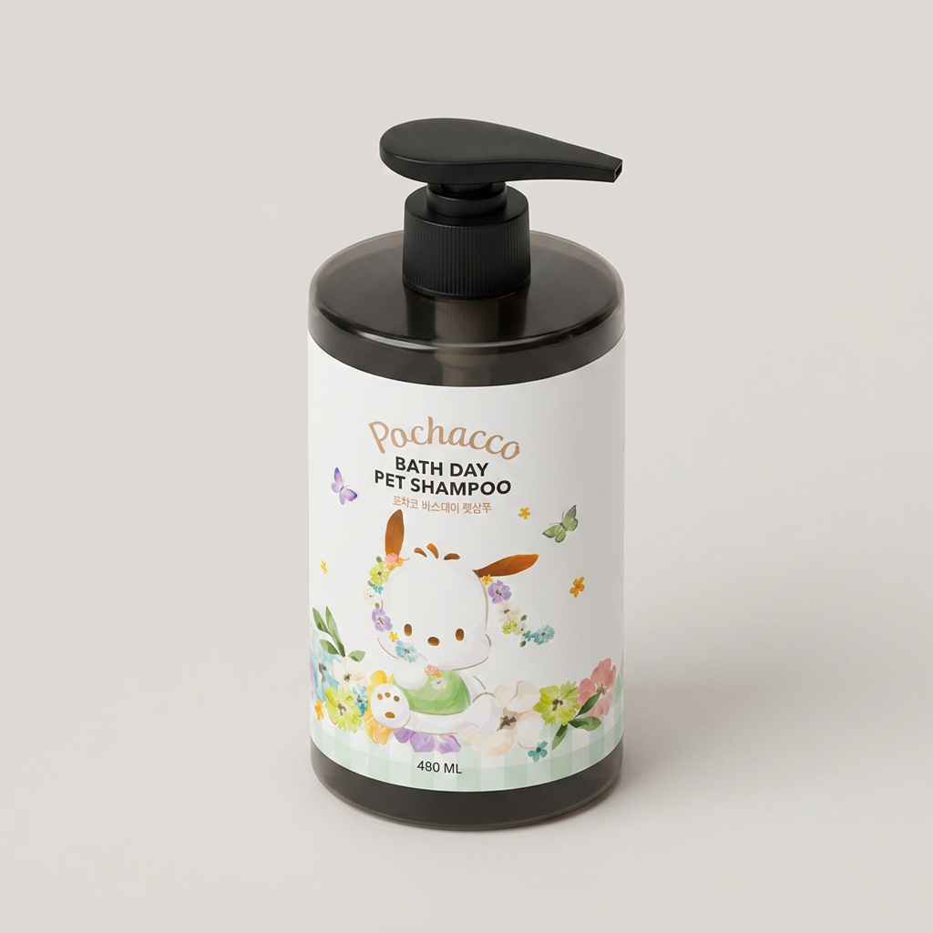 포차코 펫샴푸, 강아지, 고양이, 480ml, 1개