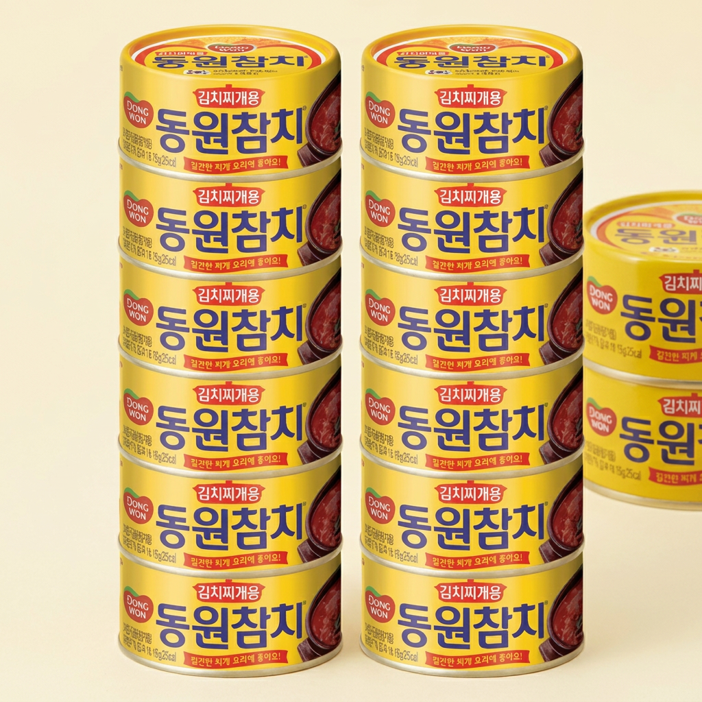 동원참치 김치찌개용 참치, 150g, 12개