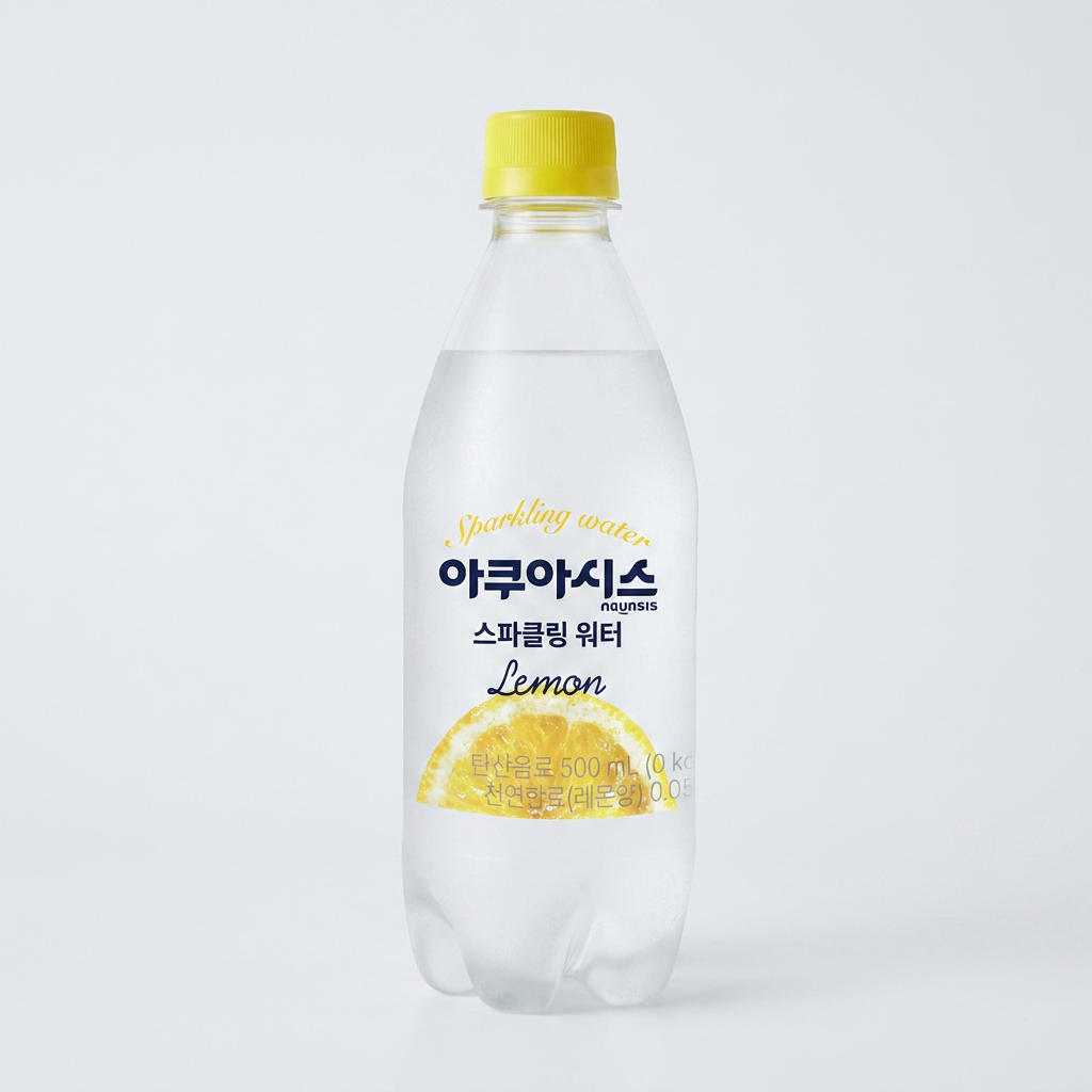 아쿠아시스 스파클링 워터 레몬, 500ml, 40개