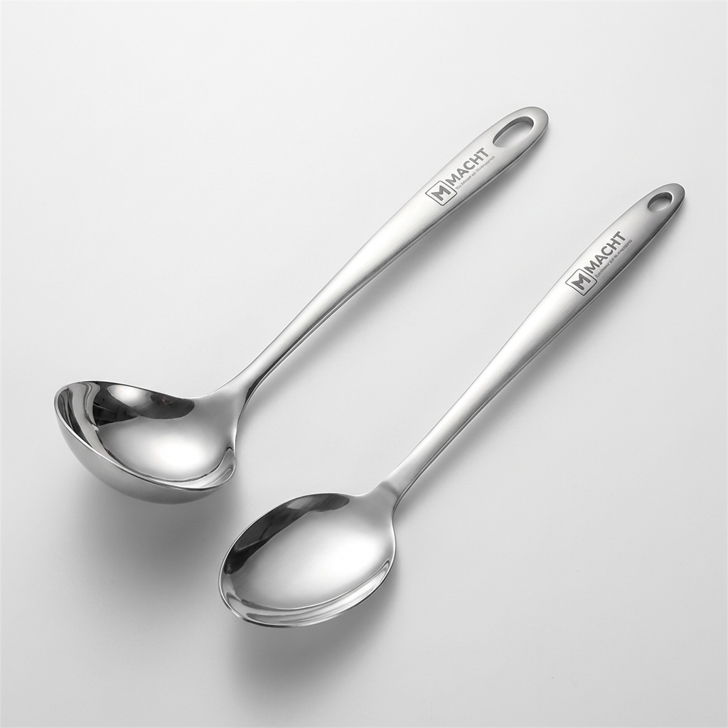 마흐트 올스텐 파흐만 국자 + 볶음스푼 세트, Silver, 1세트