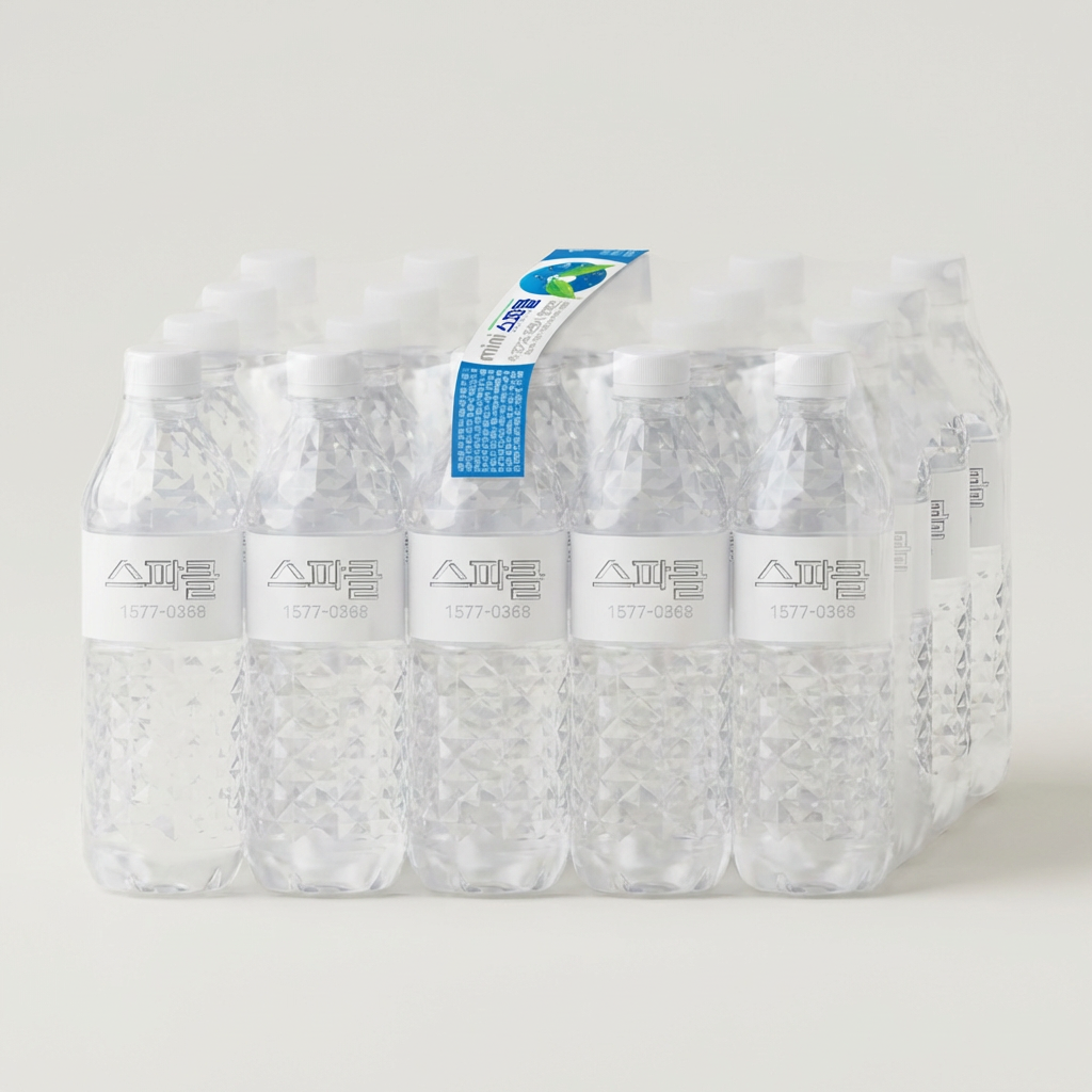 스파클 생수, 무라벨, 500ml, 60병