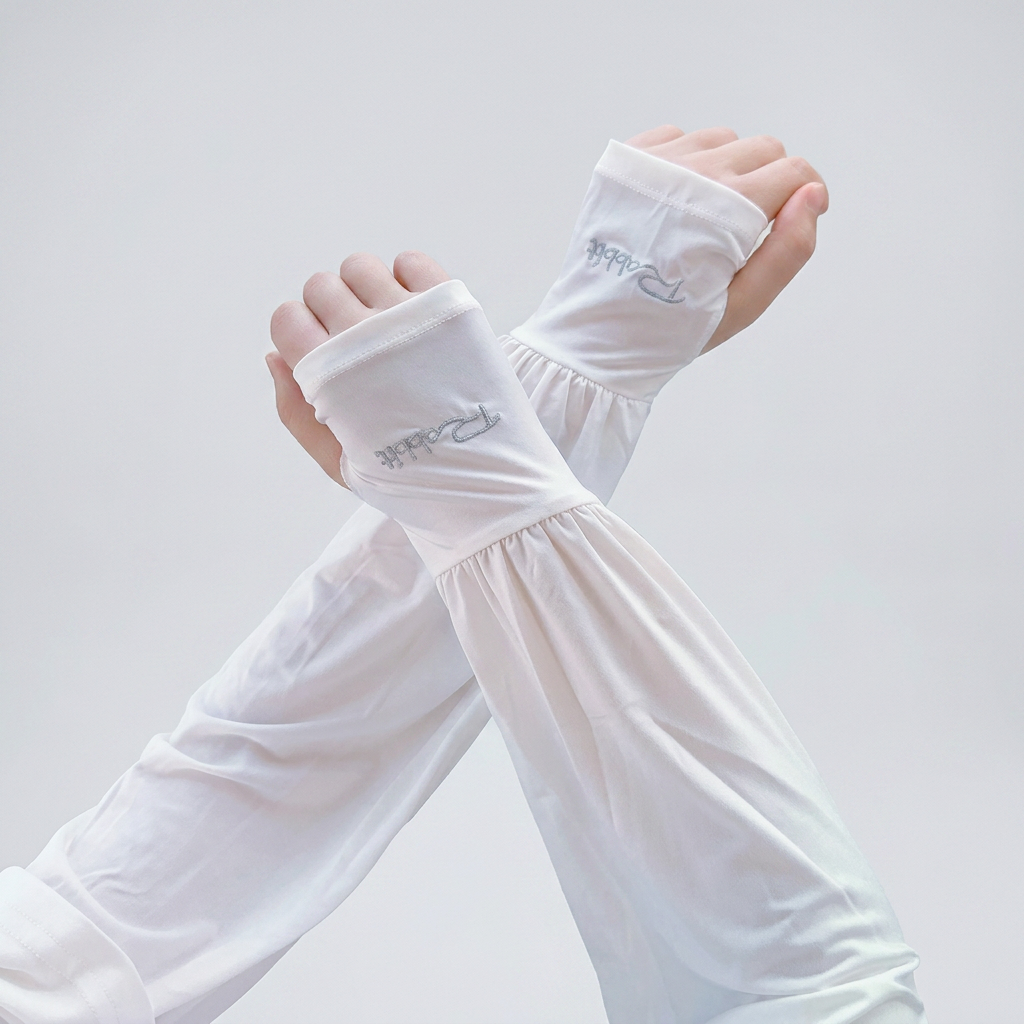 손등 보호 아이스 여성 운전 등산 골프 쿨토시 팔토시, 퍼플, 2개, 1세트, One Size