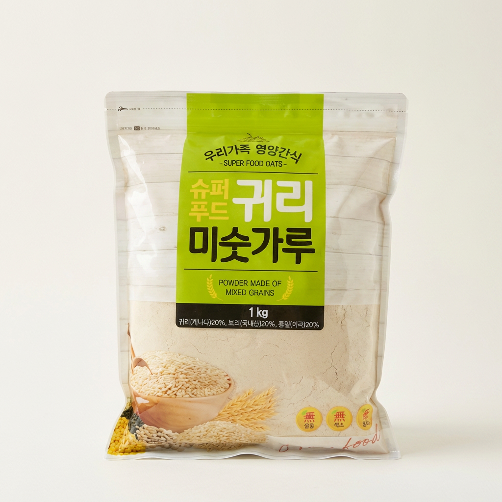 슈퍼푸드 귀리미숫가루, 1kg, 3개