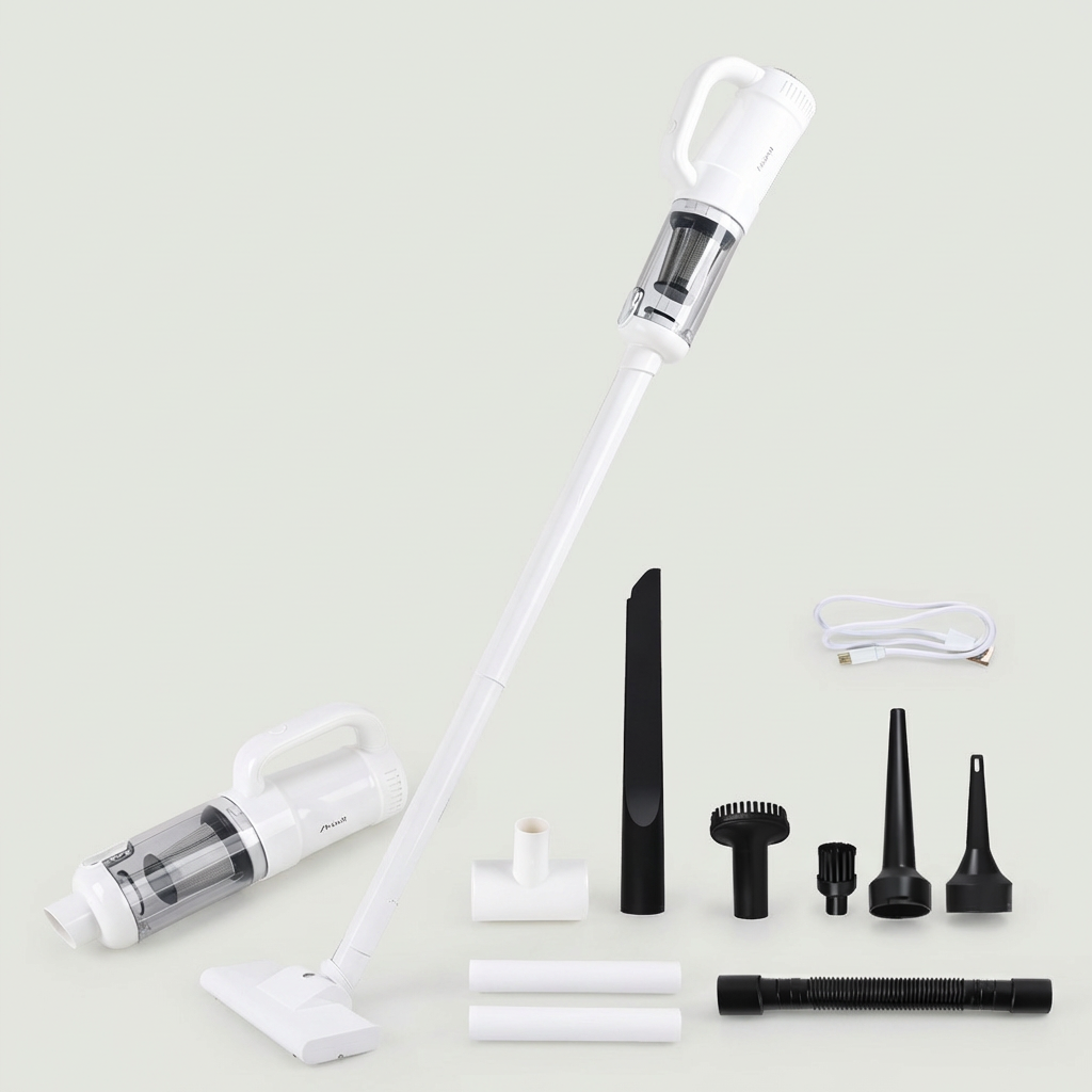 신일 BLDC 2in1 무선 핸디 스틱 청소기, SVC-YZ960BW, 화이트, 1개