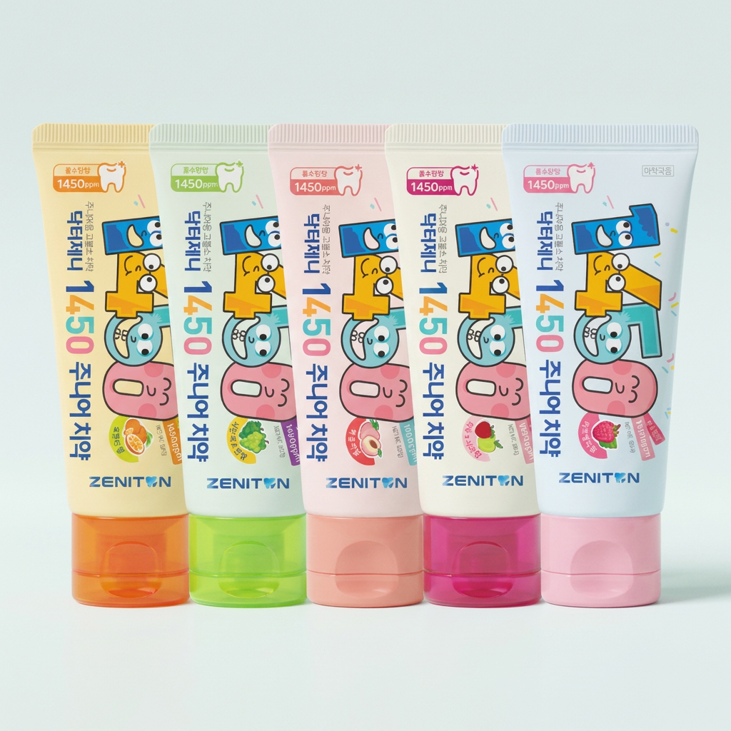 제니튼 닥터제니 1450주니어치약, 60g, 5개
