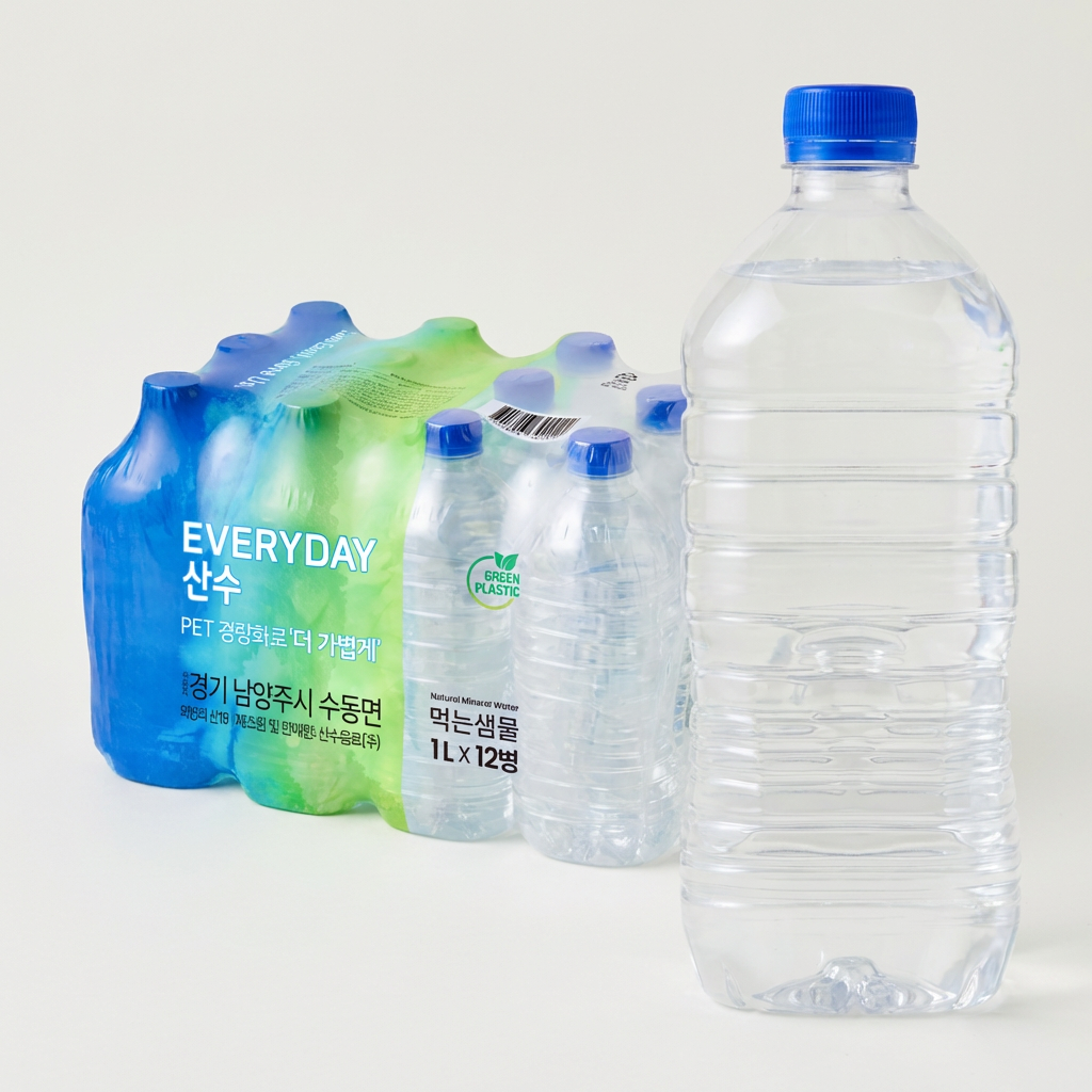 아임에코 산수 가벼운 샘, 1L, 12입