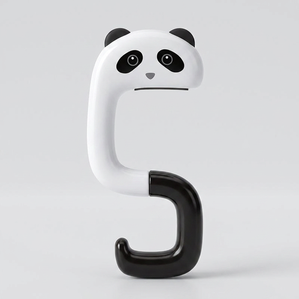 휴대용 동물 가방걸이, 너구리, 2개