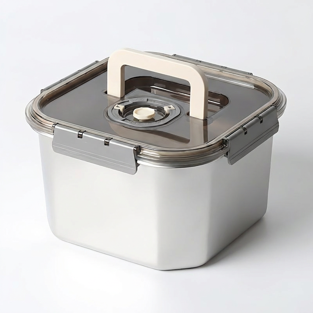 랑펠로 스텐304 김치통 핸디형, 5.5L, 1개