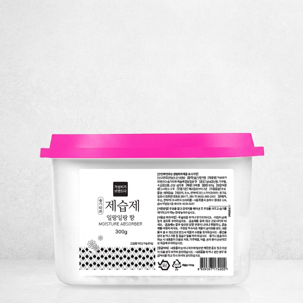 습기타파 제습제, 일랑일랑 향, 300g, 12개