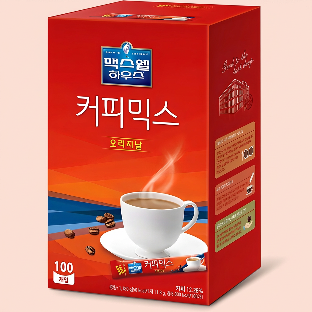 동서식품 맥스웰하우스 오리지날 커피믹스, 11.8g, 100개입, 3개
