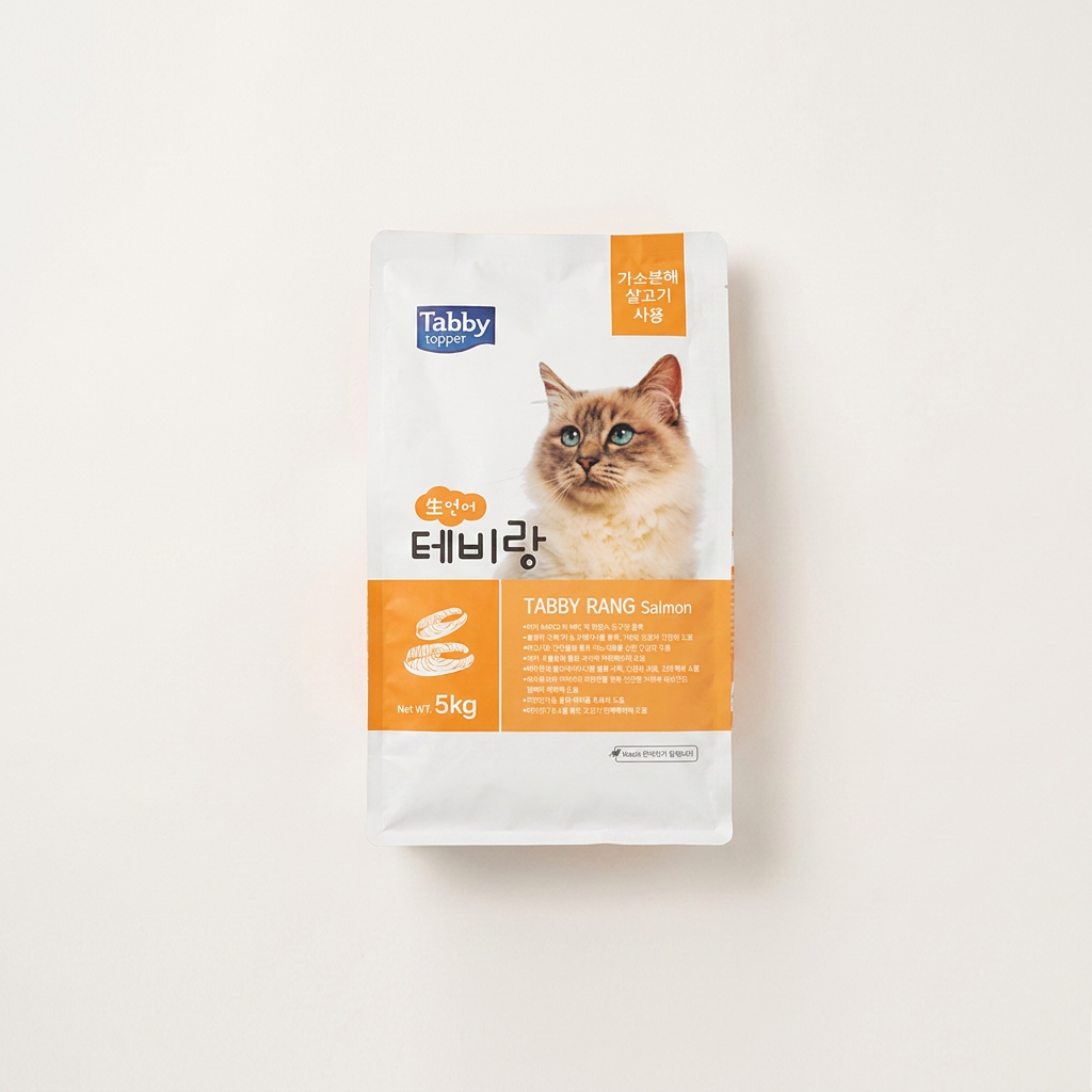 고양이 가수분해 사료 Tabby 테비랑, 생연어, 5kg