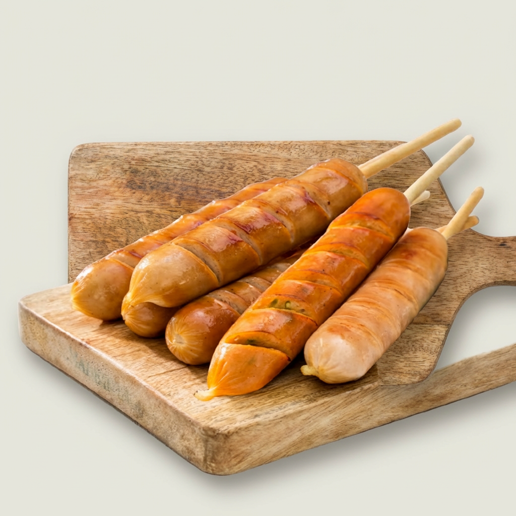 오쿡 닭가슴살 소시지 핫바 6종, 70g, 24개