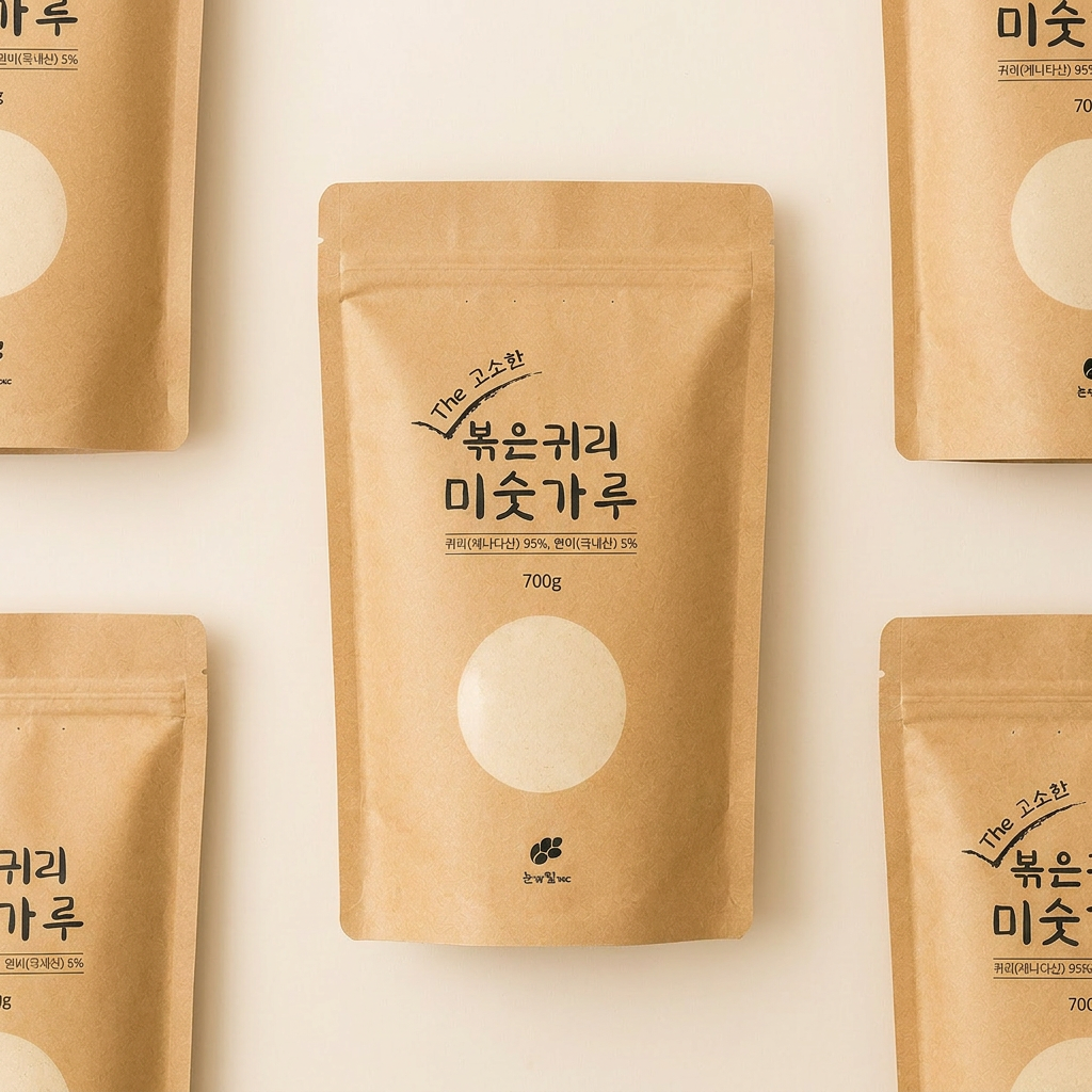 논앤밭위드 프리미엄 볶은귀리 미숫가루, 700g, 4개