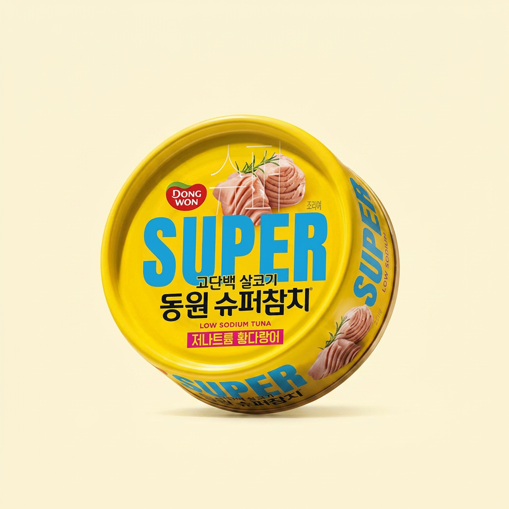 동원 슈퍼참치 고단백 저나트륨 황다랑어, 90g, 8개