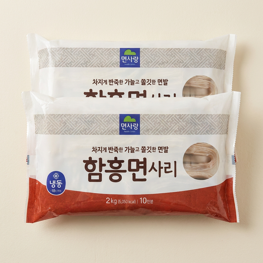 면사랑 함흥면사리, 2kg, 2개