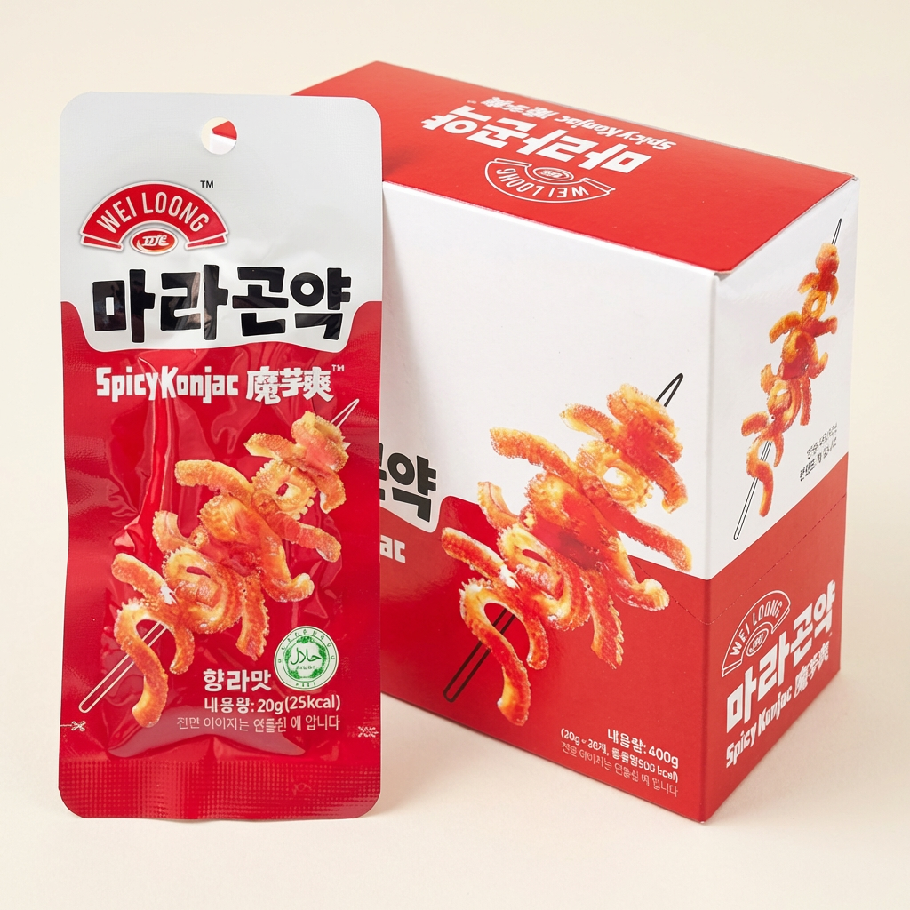 웨이롱 마라곤약, 향라맛, 20g, 20개