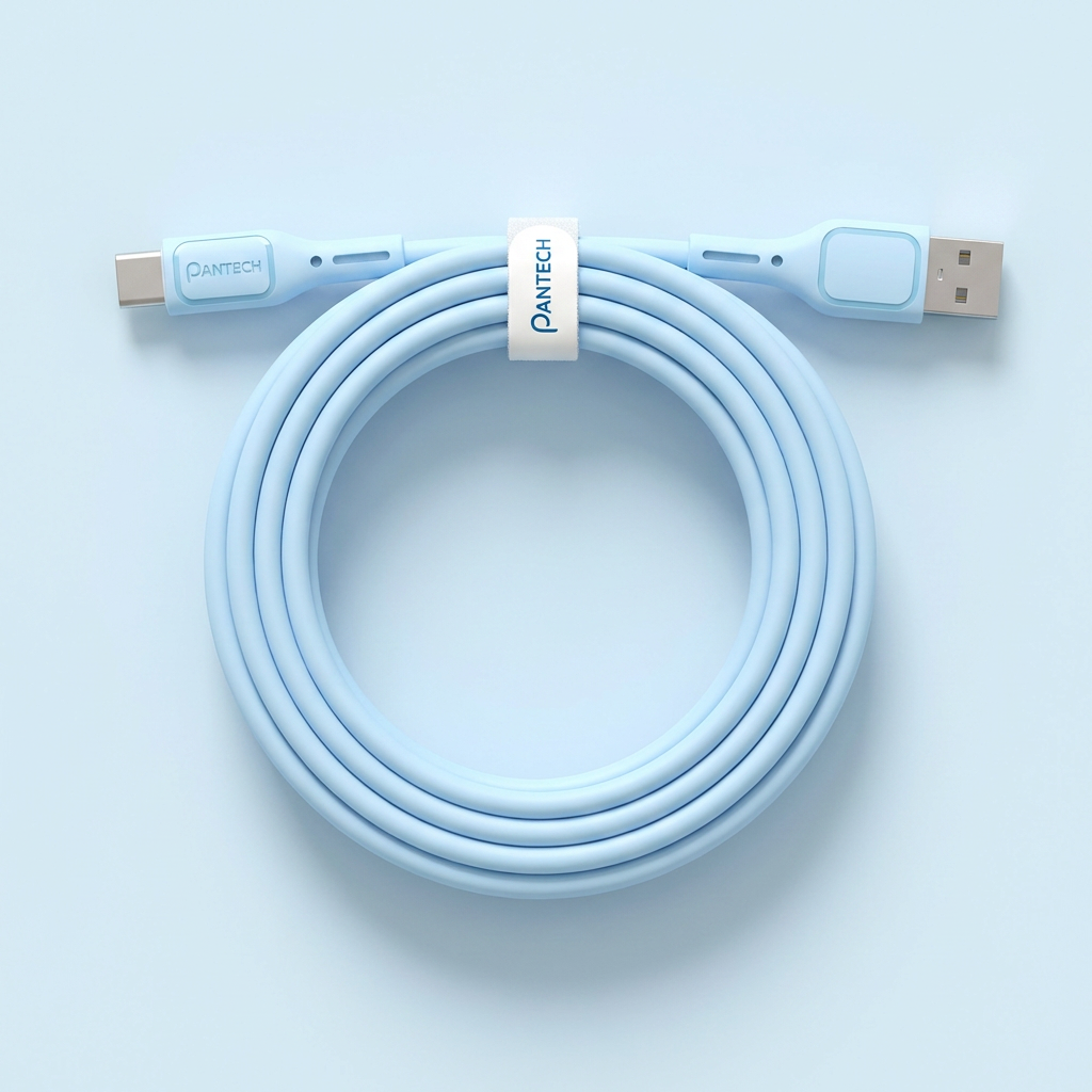 팬택 18W USB A to C타입 고속 충전 데이터 케이블, 2m, 스카이, 3개