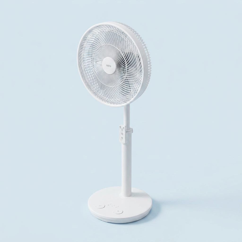레이나 발터치 선풍기 RF-N14PTR, 화이트, 1개