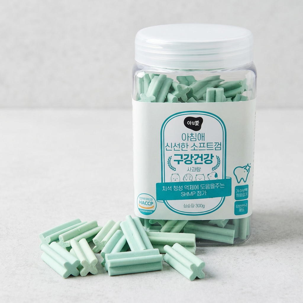 아침애 신선한 가수분해 소프트껌, 구강건강, 300g, 1개