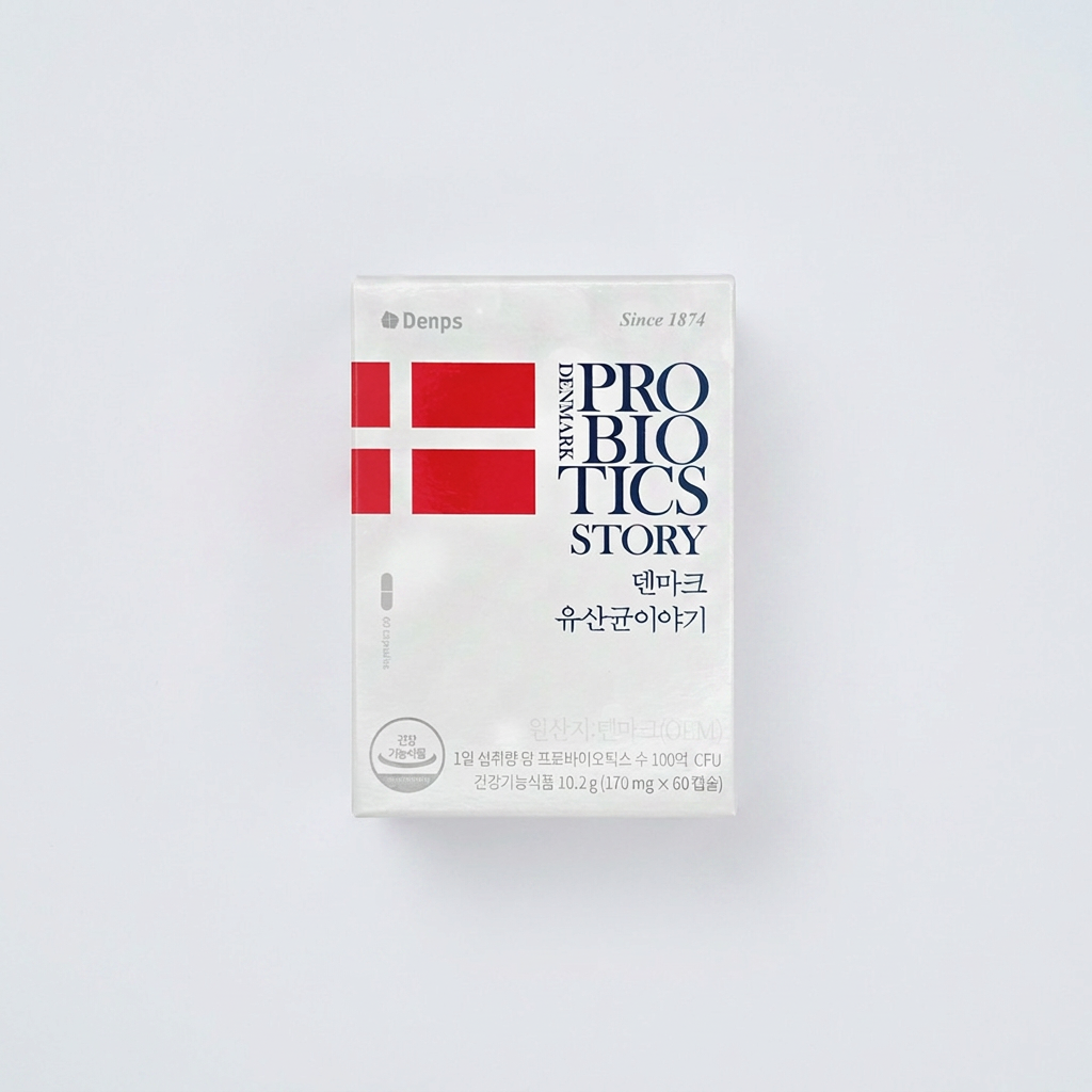덴마크 유산균이야기, 170mg, 60캡슐, 1개