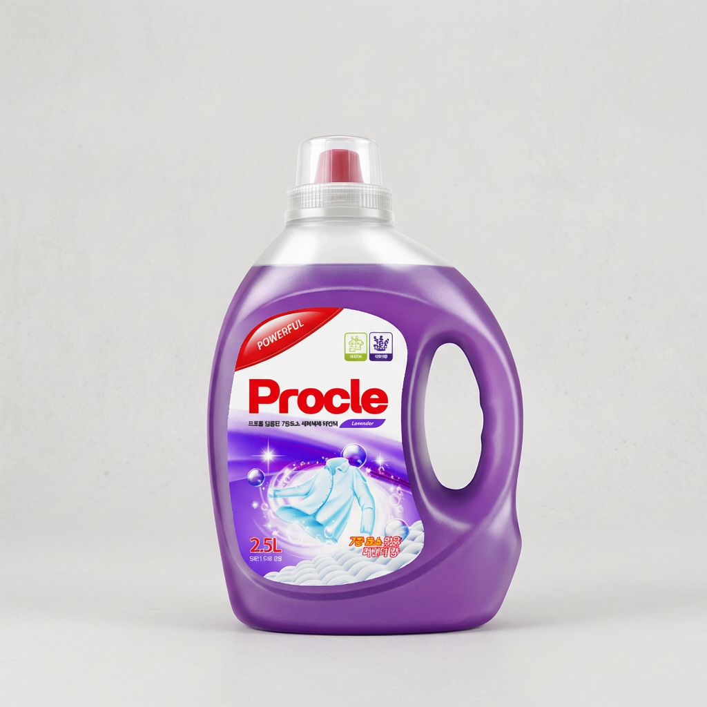 프로클 딥클린 7중효소 세탁세제 라벤더, 2.5L, 4개