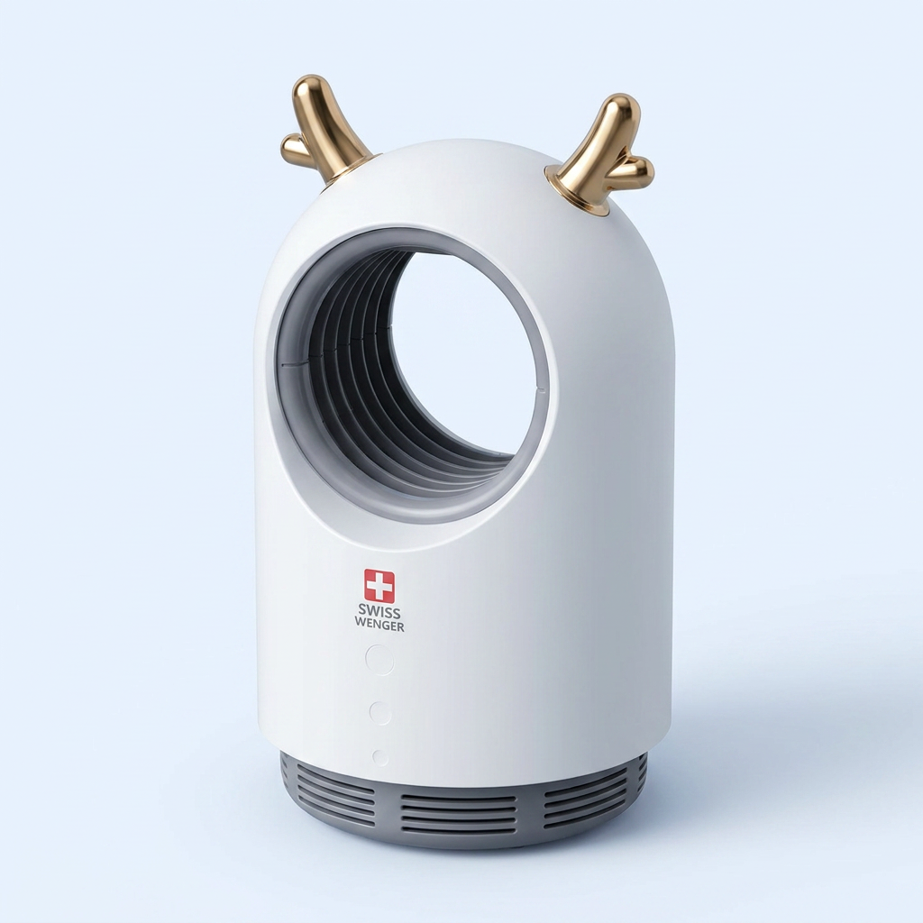 스위스윙거 사슴뿔 LED 모기 포충기, SW-119, 화이트