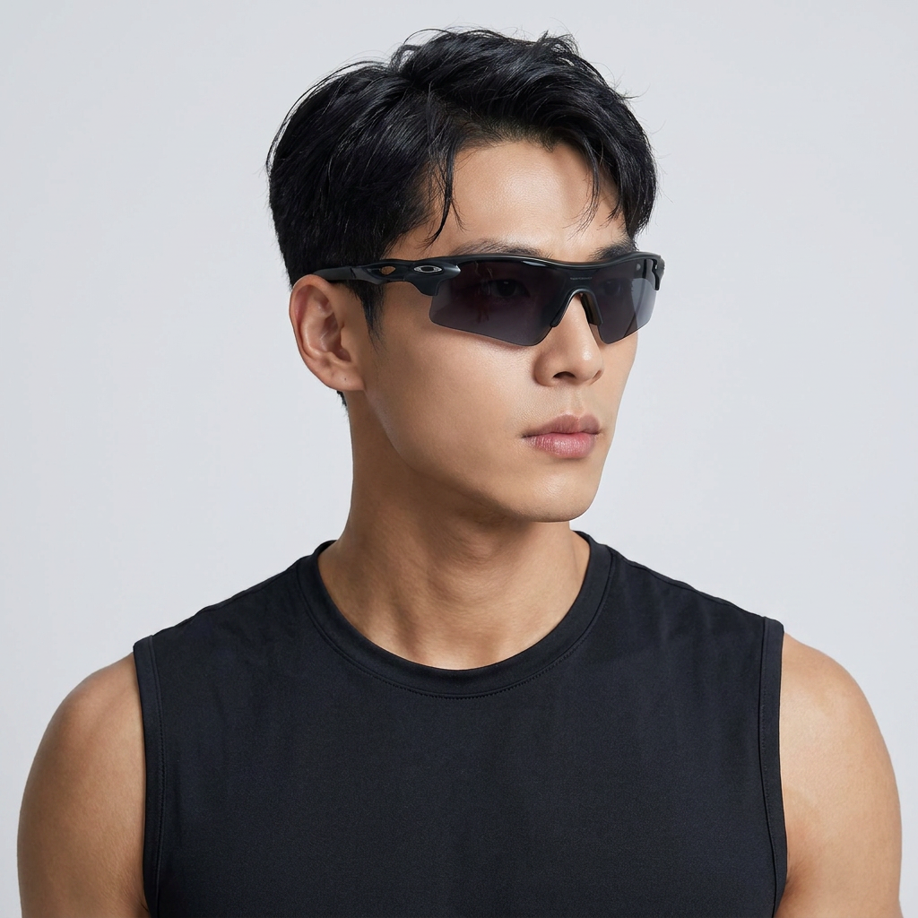 스포츠 선글라스, 블랙, 1개