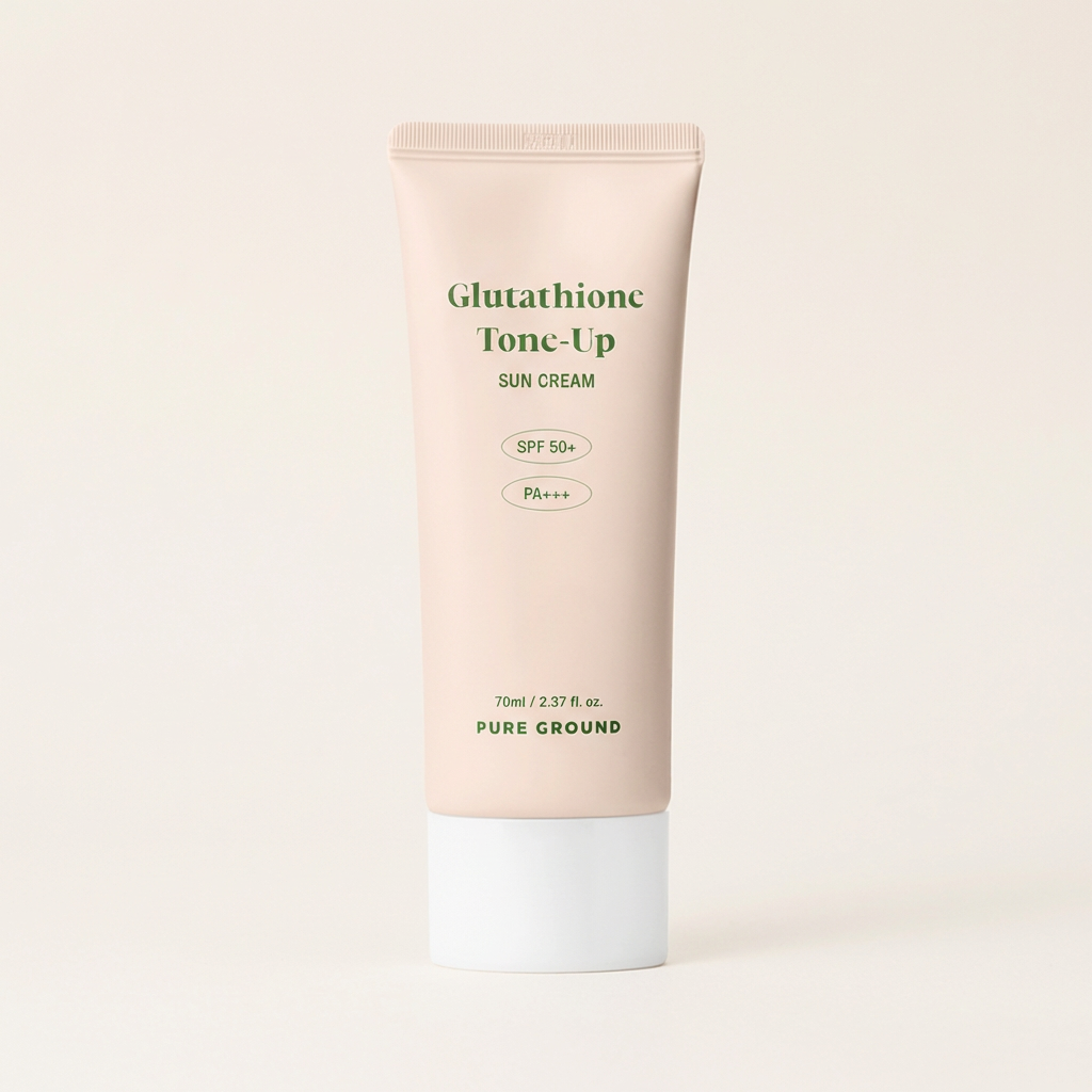 퓨어그라운드 글루타치온 톤업 선크림, 70ml, 2개
