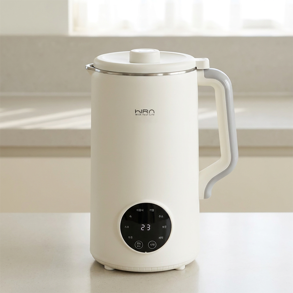 히라 대용량 1.2L 스텐 두유 제조기, HR-SM1000