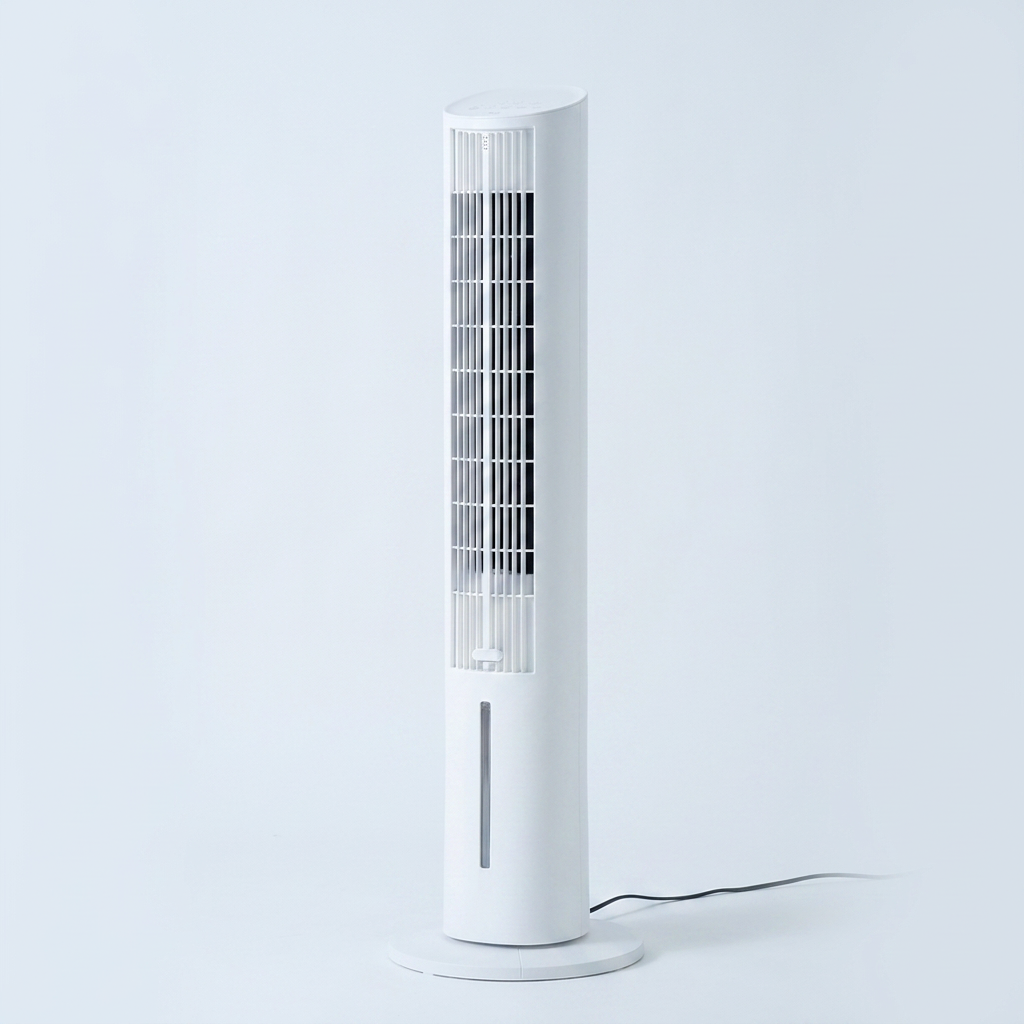 한경희 음성인식 리모컨형 전자식 타워형 냉풍기 HA-L1400, 4L