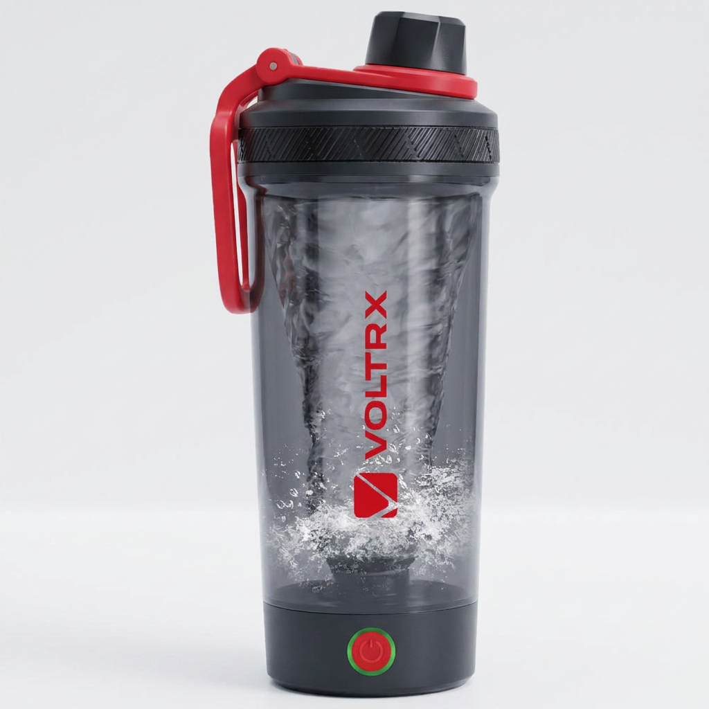 볼트렉스 충전식 트라이탄 전동 쉐이커, 700ml, 레드, 1개