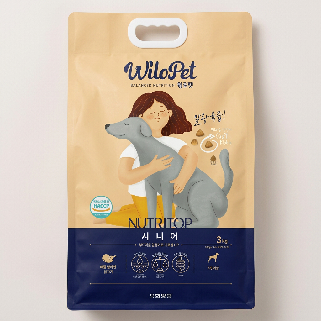 뉴트리탑 시니어, 7세 이상, 3kg, 1개