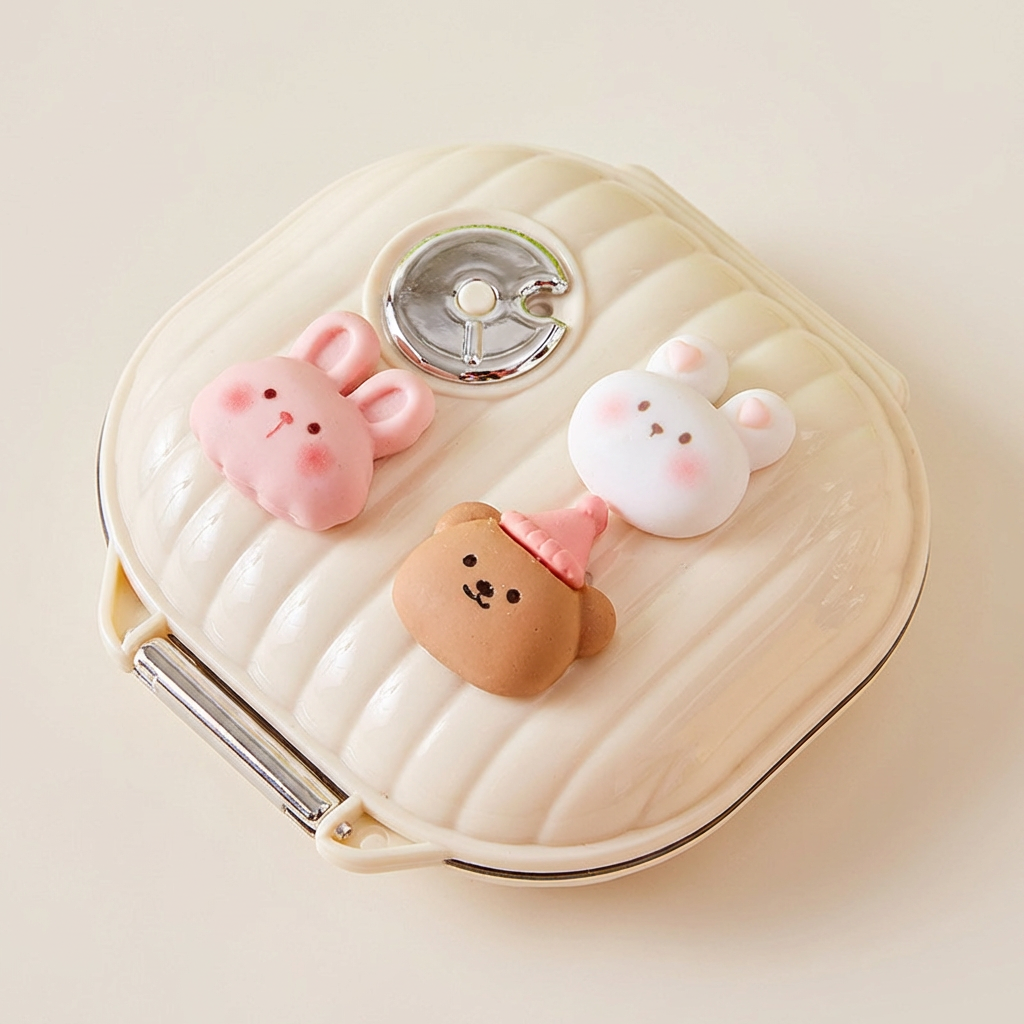 알로롱리빙 동물농장 휴대용 약통, 소형, 44g, 1개