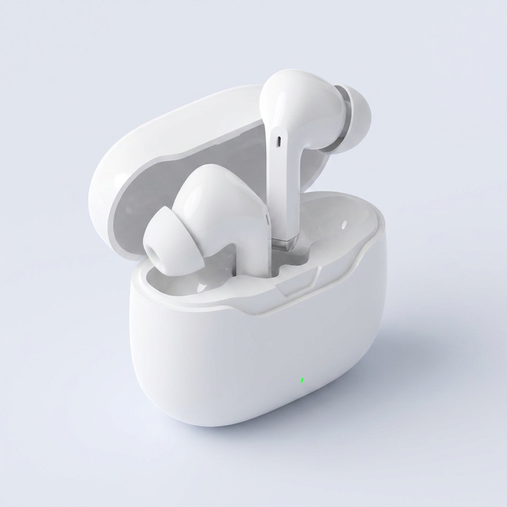 넥스톰 커널형 무선 블루투스 이어폰, NXT-STICKPRO, 화이트, 1개
