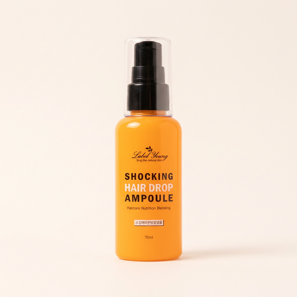 라벨영 쇼킹 헤어 한방울 앰플, 70ml, 4개