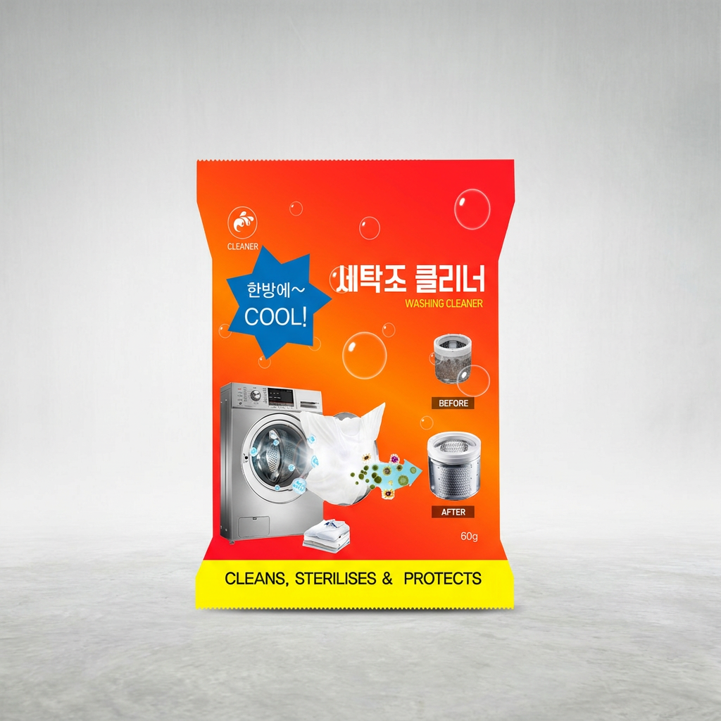 파워풀 세탁조 클리너, 60g, 20팩 토스쇼핑 특가
