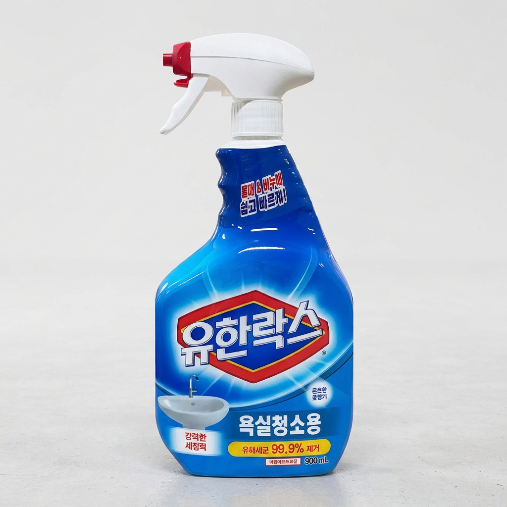 유한락스 욕실청소용 세정제, 900ml, 3개